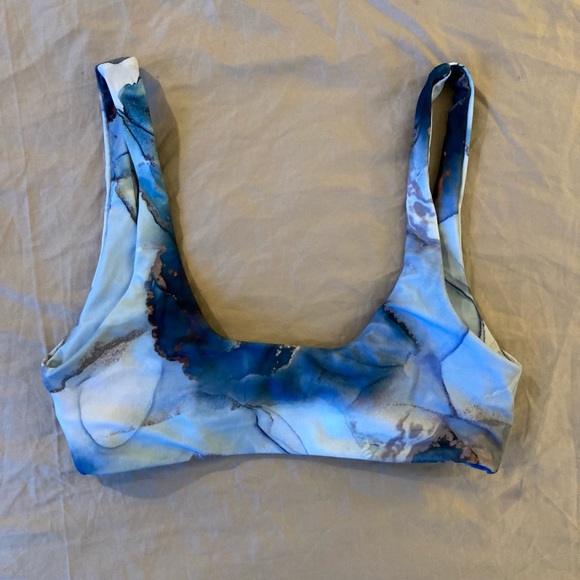 Blue Marble Bikini Bathing Suite - Picture 5 of 7